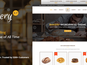 Bakery (v2.7) WordPress Cake & Food Theme