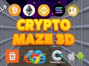 Crypto Maze 3D – Crypto Game – 3D Game – HTML5 v1.0