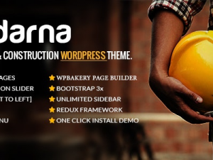 Darna v1.4.0 Building & Construction WordPress Theme #