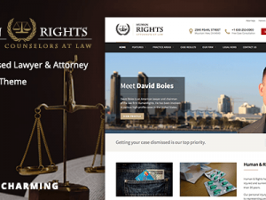 HumanRights (v1.1.7) Lawyer and Attorney WordPress Theme