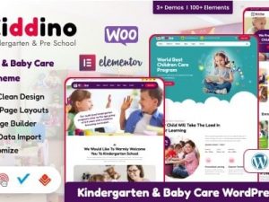 Kiddino (v1.2.2) Kids & Kindergarten WordPress Theme