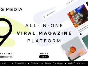 King Media v9.1 Viral Video, News, Image Upload and Share