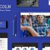 Lincoln (v4.3.1) Education Material Design WordPress Theme