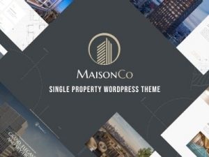 MaisonCo v2.0.4 Single Property WordPress Theme