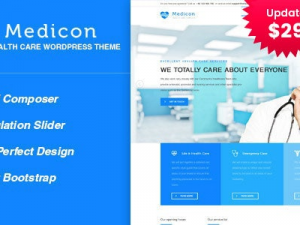 Medicon (v2.7) Health and Medical WordPress Theme