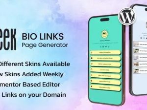 Meeek (v1.1) Elementor Bio Links Builder for WordPress