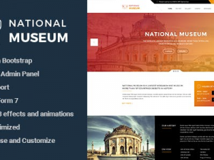 Museum (v3.0) Responsive WordPress Theme