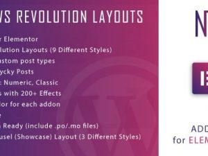 News Revolution Layouts for Elementor WordPress Plugin v1.0