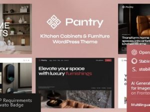 Pantry v1.1.1 Kitchen Cabinets & Furniture WordPress Theme