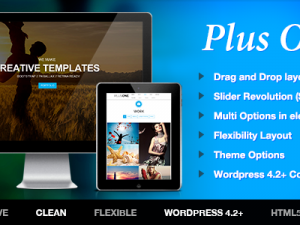 Plus (v1.8.1) One Page Marketing Portfolio WordPress Theme