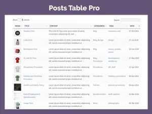 Posts Table Pro v.3.1.4 [Barn2Media]