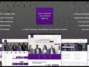 Recruitment Agency (v1.1.5) Multi Industry Responsive WordPress Theme