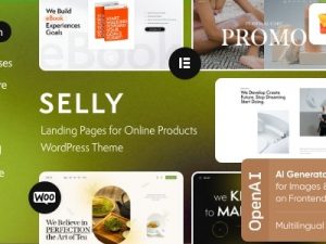 Selly v1.2 Marketing Landing Page WordPress Theme