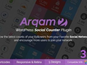 Arqam (v2.6.2) Social Counter Plugin for WordPress