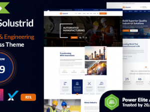 Solustrid (v2.1) Factory & Industrial Business WordPress Theme