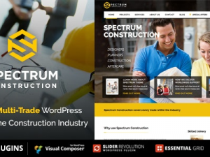 Spectrum (v3.1.2) Multi-Trade Construction Business Theme