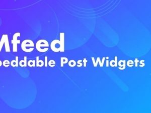 TMfeed (v1.0) WordPress Embeddable Post Widgets For Elementor