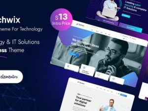 Techwix (v1.0.2) Technology & IT Solutions WordPress Theme