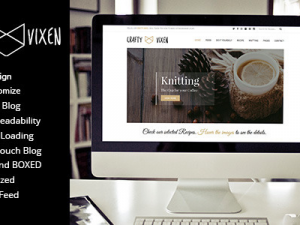 Vixen (v1.4) Responsive DIY Craft WordPress Blog