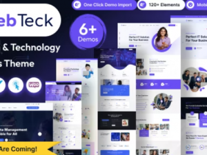 Webteck (Sep 1, 2024) IT Solution and Technology WordPress Theme