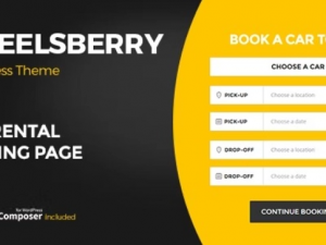 Wheelsberry (v1.2.8) Car Rental WordPress Theme / Landing Page